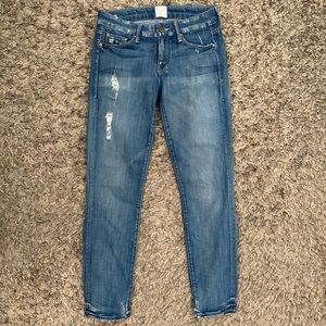 Mother x Ron Herman the looker crop jeans